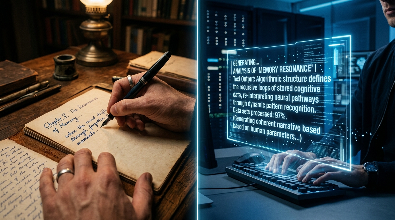 AI Story Generator vs Manual Writing Comparison