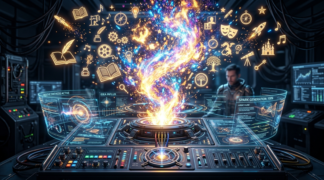 Writer's productivity dashboard showing time saved and ideas generated using different writing tools over 6 months